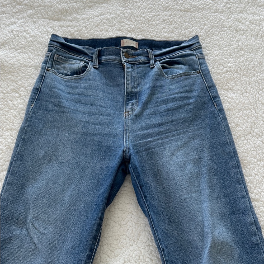 High Rise Blue Jeans - Picture 3 of 4
